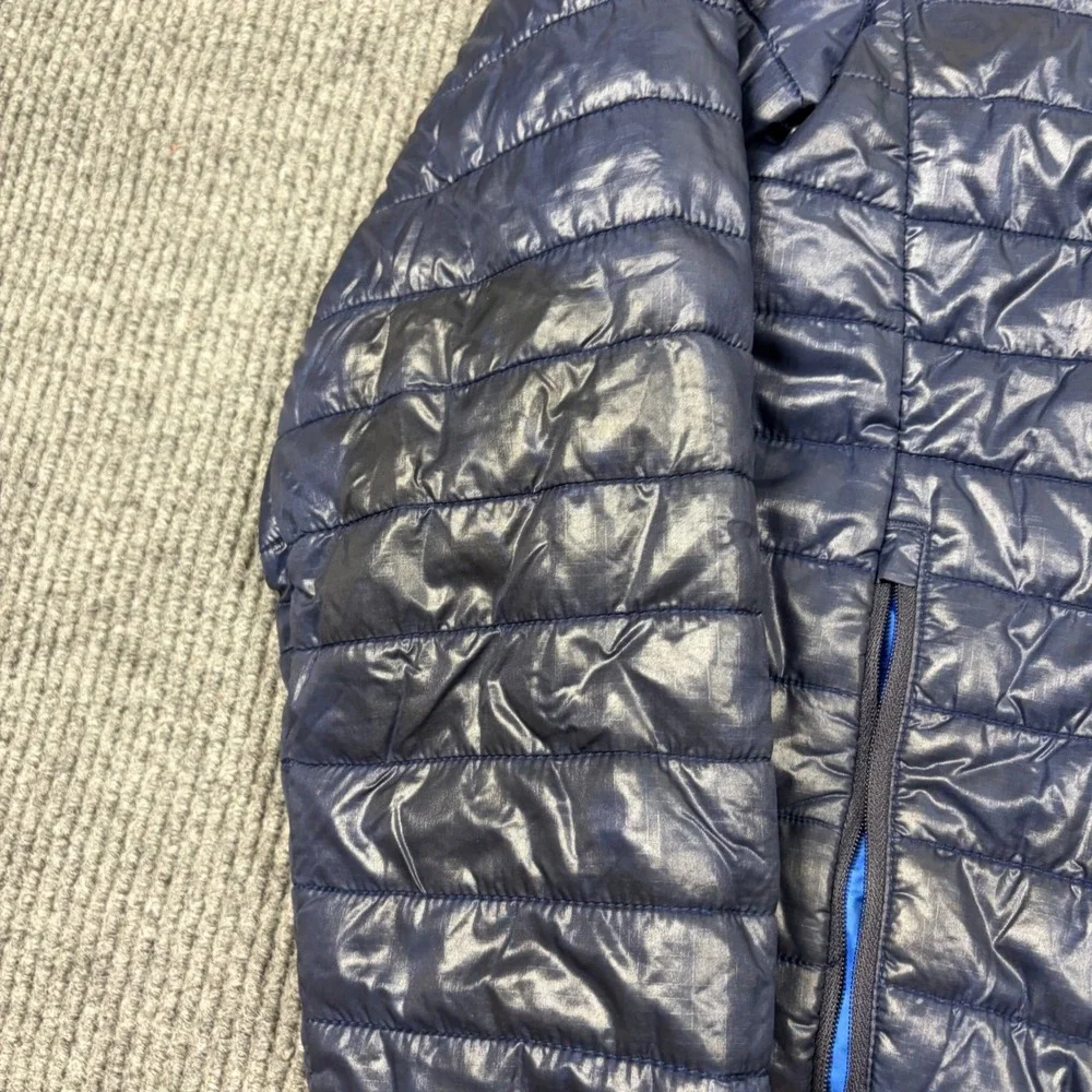 J. Crew Jacket Mens S 3 in 1 System Blue Quilted Puffer Full Zip Lightweight